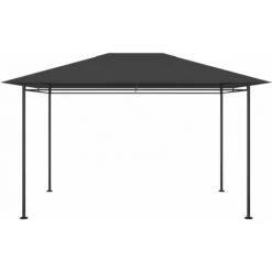 Hommoo Belvedere 4x3x2,7 M Anthracite 180 G/m² -Pergola Soldes 54152218 2