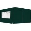 Hommoo Tente De Reception Et Parois Laterales 4x4 M Vert 90 G/m² -Pergola Soldes 54152716 1
