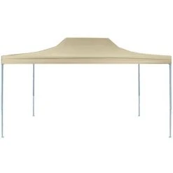 Hommoo Tente De Reception Pliable Professionnelle 3x4 M Acier Creme 8 Hommoo Tente De Reception Pliable Professionnelle 3x4 M Acier Creme -Pergola Soldes 54152753 2