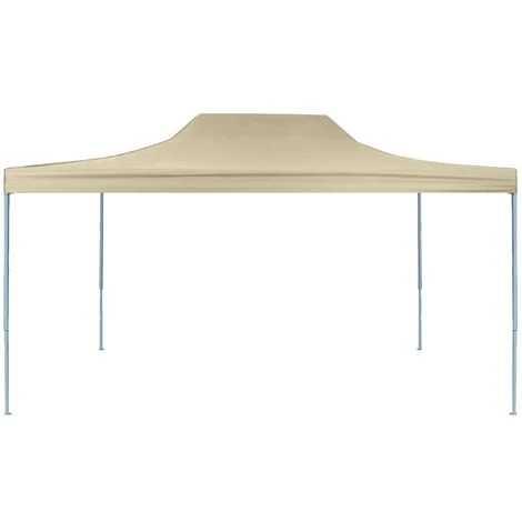 Hommoo Tente De Reception Pliable Professionnelle 3x4 M Acier Creme 4 Hommoo Tente De Reception Pliable Professionnelle 3x4 M Acier Creme – Image 2