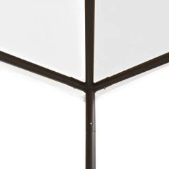 Hommoo Tonnelle 3x3x2,9 M Blanc 180 G/m² 9 Hommoo Tonnelle 3x3x2,9 M Blanc 180 G/m² -Pergola Soldes 54153149 3