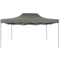 Hommoo Tente De Reception Pliable 3x4 M Acier Anthracite -Pergola Soldes 54153445 2