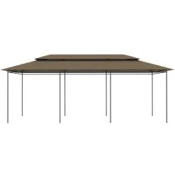 Hommoo Chapiteau 600x298x270 Cm Taupe 180 G/m² -Pergola Soldes 54154210 4