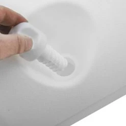 Hommoo Poids De Tonnelle 4 Pcs PE Blanc -Pergola Soldes 54154642 2