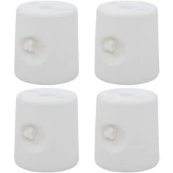 Hommoo Poids De Tonnelle 4 Pcs PE Blanc -Pergola Soldes 54154642 3