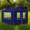 Hommoo Tente De Reception 3 X 4 M Bleu 2 Hommoo Tente De Reception 3 X 4 M Bleu -Pergola Soldes 54155018 1