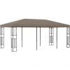 Hommoo Belvedere 6x3 M Taupe Tissu -Pergola Soldes 54167400 1