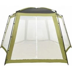 Hommoo Tente De Piscine Tissu 590x520x250 Cm Vert -Pergola Soldes 54168326 2
