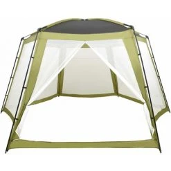 Hommoo Tente De Piscine Tissu 590x520x250 Cm Vert -Pergola Soldes 54168326 3