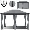 KESSER® - Pavillon 3 X 4 m Parois Latérales Avec Fermetures à Glissière Incluses, Chapiteau Carré Tente De Réception Tonnelle Tente De Jardin De Luxe Pavillon De Jardin Protection UV 50+, Gris 1 KESSER® - Pavillon 3 X 4 m Parois Latérales Avec Fermetures à Glissière Incluses, Chapiteau Carré Tente De Réception Tonnelle Tente De Jardin De Luxe Pavillon De Jardin Protection UV 50+, Gris -Pergola Soldes 54186544 1
