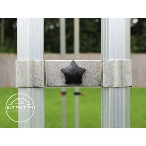 INTENT24.FR Set De Raccordement Pour Tonnelle Pliante INTENT24 PREMIUM Et PROFESSIONAL De 8m De Large, Diamètre 50mm, Blanc - Blanc 6 INTENT24.FR Set De Raccordement Pour Tonnelle Pliante INTENT24 PREMIUM Et PROFESSIONAL De 8m De Large, Diamètre 50mm, Blanc - Blanc – Image 4