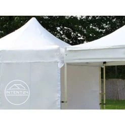 INTENT24.FR Set De Raccordement Pour Tonnelle Pliante INTENT24 PREMIUM Et PROFESSIONAL De 6m De Large, Diamètre 50mm, Blanc - Blanc