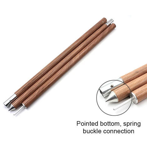 ASUPERMALL Épaissir Le Grain De Bois Toile De Fond Tonnelle Pôle En Alliage D'aluminium Auvent Canopy Stand Rod Tente Support Rods Outdoor Camping Accessoire, Multicolore 5 ASUPERMALL Épaissir Le Grain De Bois Toile De Fond Tonnelle Pôle En Alliage D'aluminium Auvent Canopy Stand Rod Tente Support Rods Outdoor Camping Accessoire, Multicolore – Image 3