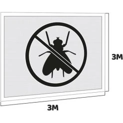 FRANKYSTAR Jeu De 4 Moustiquaires Pour Gazebo De Jardin 3x3 M Jeu De 4 Moustiquaires Avec Velcro. 300X300X200H CM Bleu 7 FRANKYSTAR Jeu De 4 Moustiquaires Pour Gazebo De Jardin 3x3 M Jeu De 4 Moustiquaires Avec Velcro. 300X300X200H CM Bleu -Pergola Soldes 54593362 3