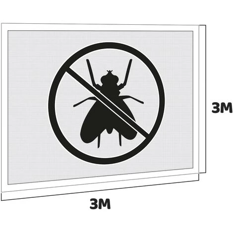 FRANKYSTAR Jeu De 4 Moustiquaires Pour Gazebo De Jardin 3x3 M Jeu De 4 Moustiquaires Avec Velcro. 300X300X200H CM Bleu 5 FRANKYSTAR Jeu De 4 Moustiquaires Pour Gazebo De Jardin 3x3 M Jeu De 4 Moustiquaires Avec Velcro. 300X300X200H CM Bleu – Image 3