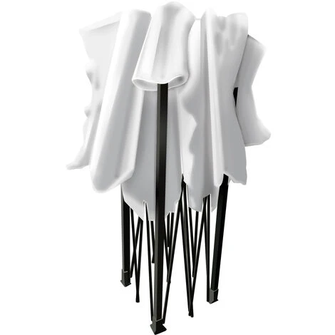 FRANKYSTAR Tente De Jardin / Gazebo 3X3 Tente Pliante Imperméable Pour Foires Et Marchés Blanc 4 FRANKYSTAR Tente De Jardin / Gazebo 3X3 Tente Pliante Imperméable Pour Foires Et Marchés Blanc – Image 2