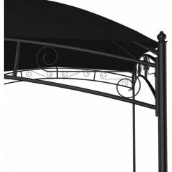 Topdeal Belvédère De Jardin 3x3 M Anthracite 180 G/m² FF47831_FR -Pergola Soldes 54643035 3