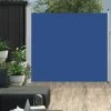 Topdeal Auvent Latéral Rétractable De Patio 170x300 Cm Bleu FF48366_FR -Pergola Soldes 54643059 1