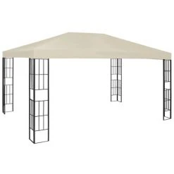 Topdeal Tonnelle 3x4 M Crème FF47982_FR