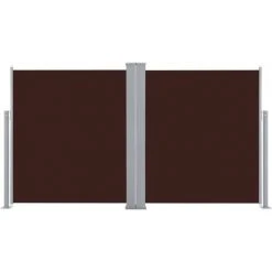 Topdeal Auvent Latéral Rétractable Marron 140 X 600 Cm FF48457_FR -Pergola Soldes 54643437 4