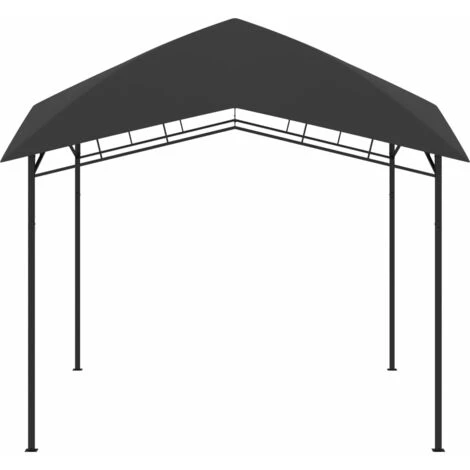 Topdeal Belvédère De Jardin 3x3x2,9 M Anthracite 180 G/m² FF47821_FR 4 Topdeal Belvédère De Jardin 3x3x2,9 M Anthracite 180 G/m² FF47821_FR – Image 2