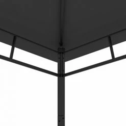 Topdeal Belvédère De Jardin 3x3x2,9 M Anthracite 180 G/m² FF47821_FR 10 Topdeal Belvédère De Jardin 3x3x2,9 M Anthracite 180 G/m² FF47821_FR -Pergola Soldes 54643775 4