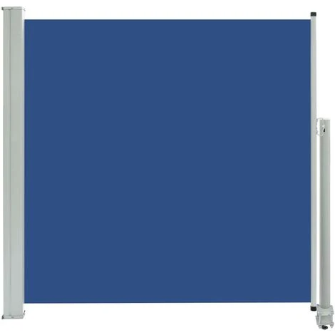 Topdeal Auvent Latéral Rétractable De Patio 160x300 Cm Bleu FF48350_FR 4 Topdeal Auvent Latéral Rétractable De Patio 160x300 Cm Bleu FF48350_FR – Image 2