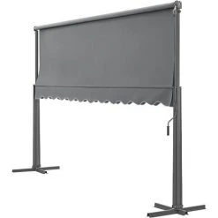 Store Banne Autoportant Selenizza à Double Pente 500 X 300 X 260 Cm Gris Foncé [pro.tec] -Pergola Soldes 54723490 4