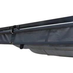 Outsunny Pergola Rétractable 3,9L X 2,9l X 2,2H M Structure Alu. Acier époxy Noir Double Toile Polyester Haute Densité Gris -Pergola Soldes 54817253 5