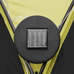 Topdeal Tente De Réception Avec LED Et 4 Parois 3,6x3,6x2,3 M Vert FF92237_FR -Pergola Soldes 54841195 3