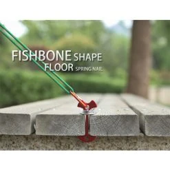 LANGRAY Lot De 5 Tendeurs De Corde De Tente Avec Clips - En Aluminium - Tendeurs De Cordon - Tendeurs De Tente, Accessoires De Camping En Plein Air Argent -Pergola Soldes 54903547 3