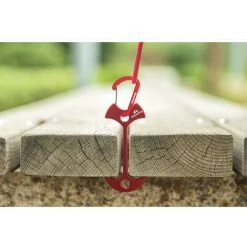 LANGRAY Lot De 5 Tendeurs De Corde De Tente Avec Clips - En Aluminium - Tendeurs De Cordon - Tendeurs De Tente, Accessoires De Camping En Plein Air Argent -Pergola Soldes 54903547 4