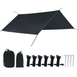 REGALI Auvent De Camping En Plein Air, Tente Multifonctionnelle Imperméable À L'eau De Tente De Baldaquin Tente De Camping De Tapis De Pique-Nique Pour La Randonnée De Plage