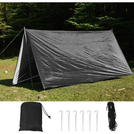 REGALI Auvent De Camping En Plein Air, Tente Multifonctionnelle Imperméable À L'eau De Tente De Baldaquin Tente De Camping De Tapis De Pique-Nique Pour La Randonnée De Plage 7 REGALI Auvent De Camping En Plein Air, Tente Multifonctionnelle Imperméable À L'eau De Tente De Baldaquin Tente De Camping De Tapis De Pique-Nique Pour La Randonnée De Plage – Image 5