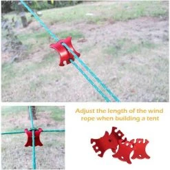 ZHUOXUAN Tendeur De Corde En Alliage D'Aluminium Camping Tendeur Crochet Ajusteur De Corde Durable Antidérapant Tente Bâche Randonnée Camping (12pcs) 9 ZHUOXUAN Tendeur De Corde En Alliage D'Aluminium Camping Tendeur Crochet Ajusteur De Corde Durable Antidérapant Tente Bâche Randonnée Camping (12pcs) -Pergola Soldes 55168306 3