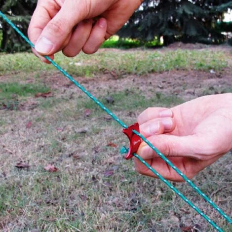 ZHUOXUAN Tendeur De Corde En Alliage D'Aluminium Camping Tendeur Crochet Ajusteur De Corde Durable Antidérapant Tente Bâche Randonnée Camping (12pcs) 7 ZHUOXUAN Tendeur De Corde En Alliage D'Aluminium Camping Tendeur Crochet Ajusteur De Corde Durable Antidérapant Tente Bâche Randonnée Camping (12pcs) – Image 5