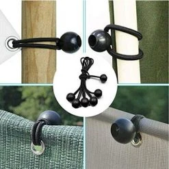 ENLENK 10 Ensembles De Kits De Clips De Bâche, Clip De Verrouillage Robuste, Clip De Tente Avec élastique Sphérique, Couverture En Toile, Auvent, Auvent, Camping En Plein Air. 7 ENLENK 10 Ensembles De Kits De Clips De Bâche, Clip De Verrouillage Robuste, Clip De Tente Avec élastique Sphérique, Couverture En Toile, Auvent, Auvent, Camping En Plein Air. -Pergola Soldes 55284995 2