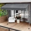 Dripex Store Banne Manuel Rétractable 250 X 120 Cm, Auvent De Terasse Hauteur Et Inclinaison Réglable Sans Perçage Imperméable Résistant UV En Polyester Pour Balcon Jardin Terrasse Patio 2 Dripex Store Banne Manuel Rétractable 250 X 120 Cm, Auvent De Terasse Hauteur Et Inclinaison Réglable Sans Perçage Imperméable Résistant UV En Polyester Pour Balcon Jardin Terrasse Patio -Pergola Soldes 55390963 1