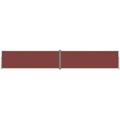 VidaXL Auvent Latéral Rétractable Marron 200x1200 Cm - Brun -Pergola Soldes 55486413 2