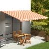 INLIFE Tissu De Remplacement Pour Auvent Jaune Et Orange 5x3,5 M 1 INLIFE Tissu De Remplacement Pour Auvent Jaune Et Orange 5x3,5 M -Pergola Soldes 55638396 1