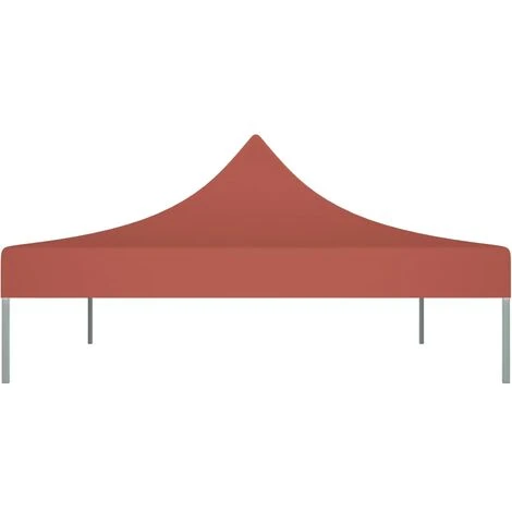 INLIFE Toit De Tente De Réception 4x3 M Terre Cuite 270 G/m² 6 INLIFE Toit De Tente De Réception 4x3 M Terre Cuite 270 G/m² – Image 4