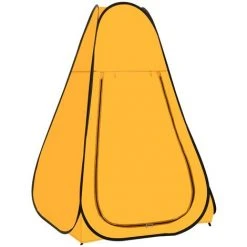 INLIFE Tente De Douche Escamotable Jaune -Pergola Soldes 55638887 2