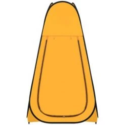 INLIFE Tente De Douche Escamotable Jaune -Pergola Soldes 55638887 3