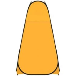 INLIFE Tente De Douche Escamotable Jaune -Pergola Soldes 55638887 5