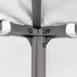 INLIFE Toile De Toit De Belvédère 2 Niveaux 310 G/m² 3x3 M Blanc -Pergola Soldes 55639366 5