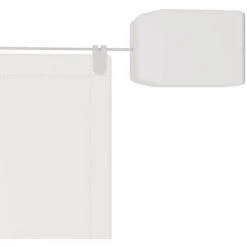 INLIFE Auvent Vertical Blanc 100x420 Cm Tissu Oxford -Pergola Soldes 55641718 4