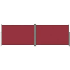 INLIFE Auvent Latéral Rétractable Rouge 220x600 Cm -Pergola Soldes 55641944 2