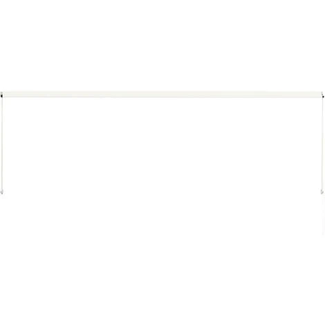 INLIFE Auvent Rétractable 400x150 Cm Crème 7 INLIFE Auvent Rétractable 400x150 Cm Crème – Image 5