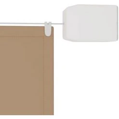 INLIFE Auvent Vertical Taupe 100x360 Cm Tissu Oxford -Pergola Soldes 55642254 3
