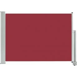 INLIFE Auvent Latéral Rétractable De Patio 80x300 Cm Rouge -Pergola Soldes 55642259 2